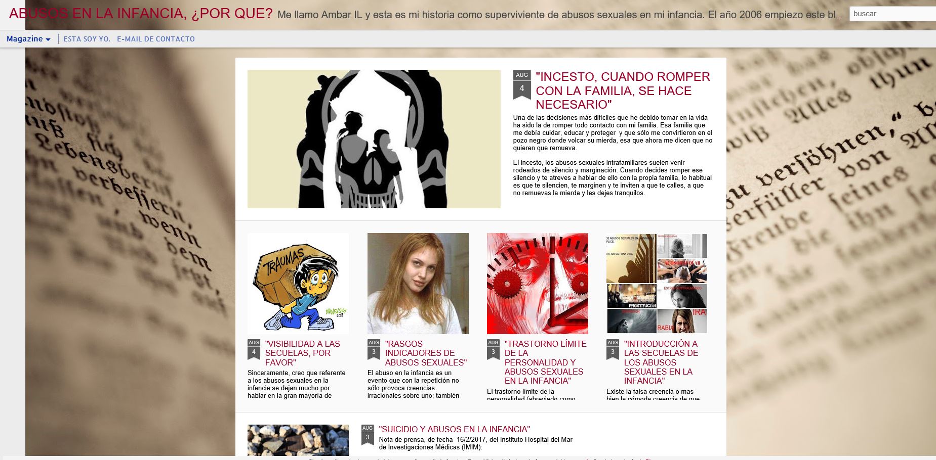 ABUSO EN LA INFANCIA-BLOG